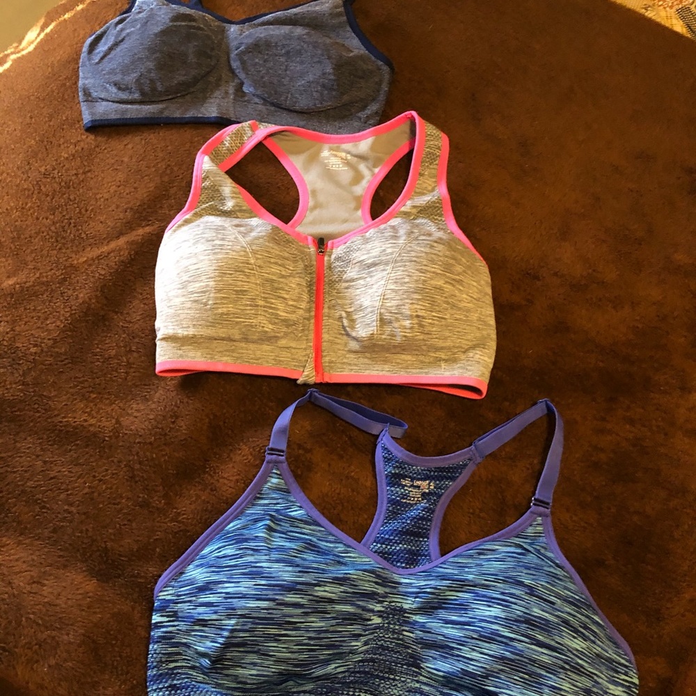 sports bras - all 3